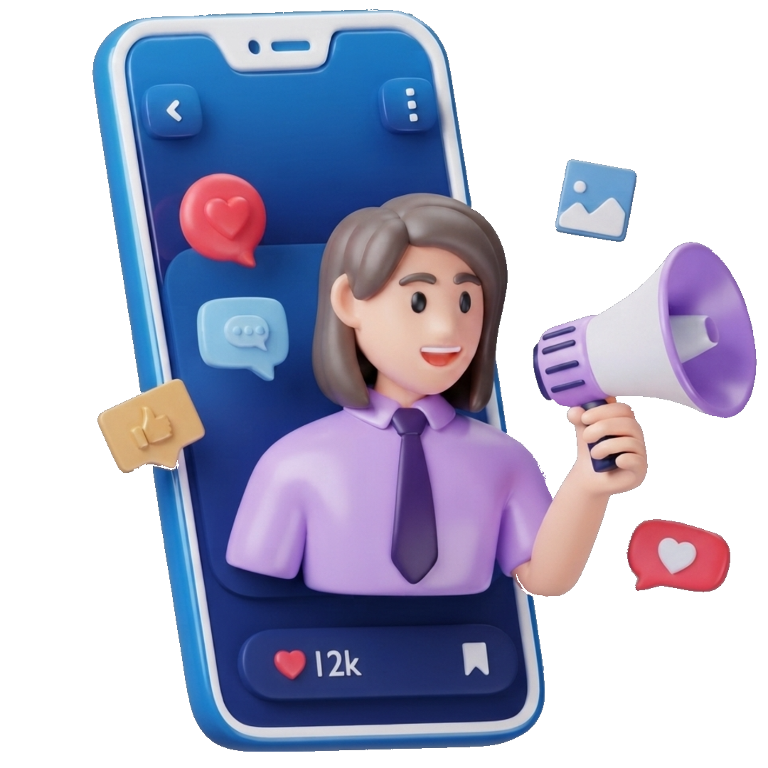 Marketing cartoon
